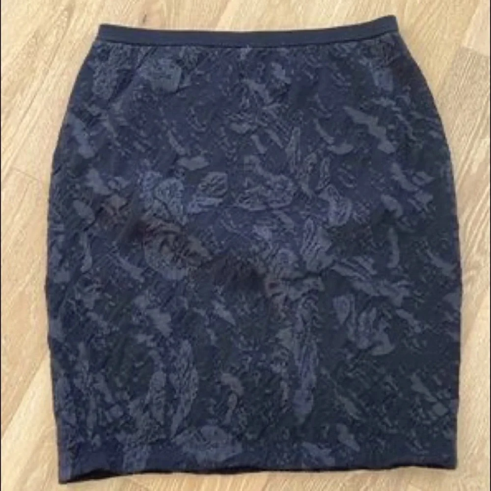 EILEEN FISHER Women’s Washable Wool Jacquard Pencil Textured Skirt Size M